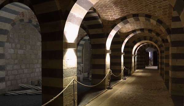 The underground chambers
